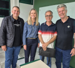 Prof. Luiz Renato, Keiti, Dalton e Adalberto